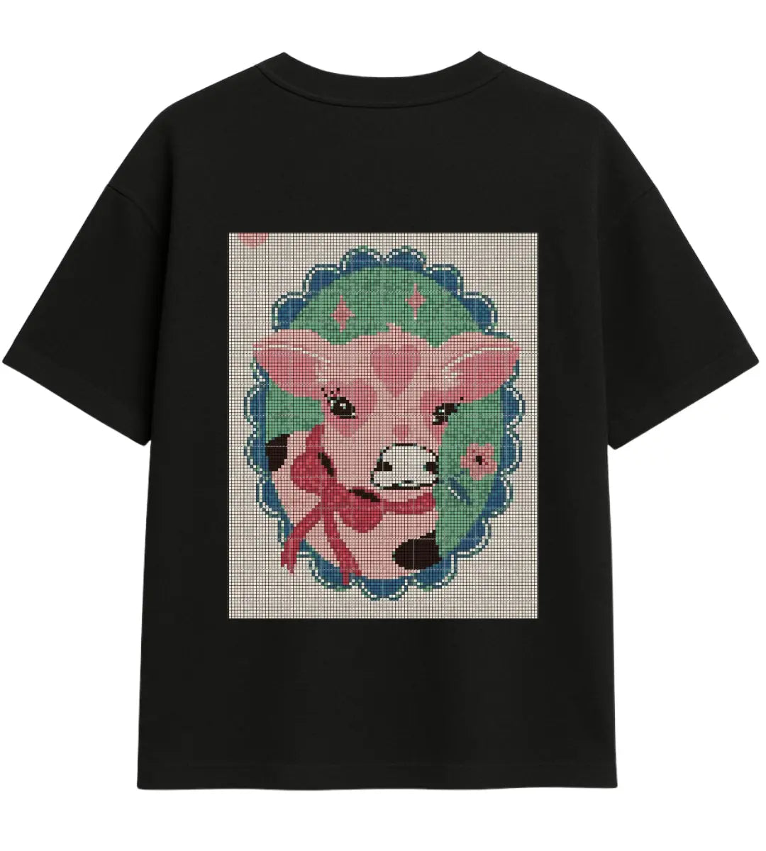 Sweet Pixel Cow Oversize T-Shirt Lorinfo