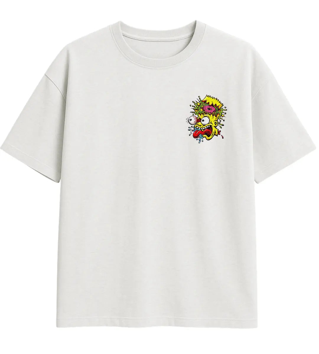 Psycho Bart Oversize T-Shirt Lorinfo