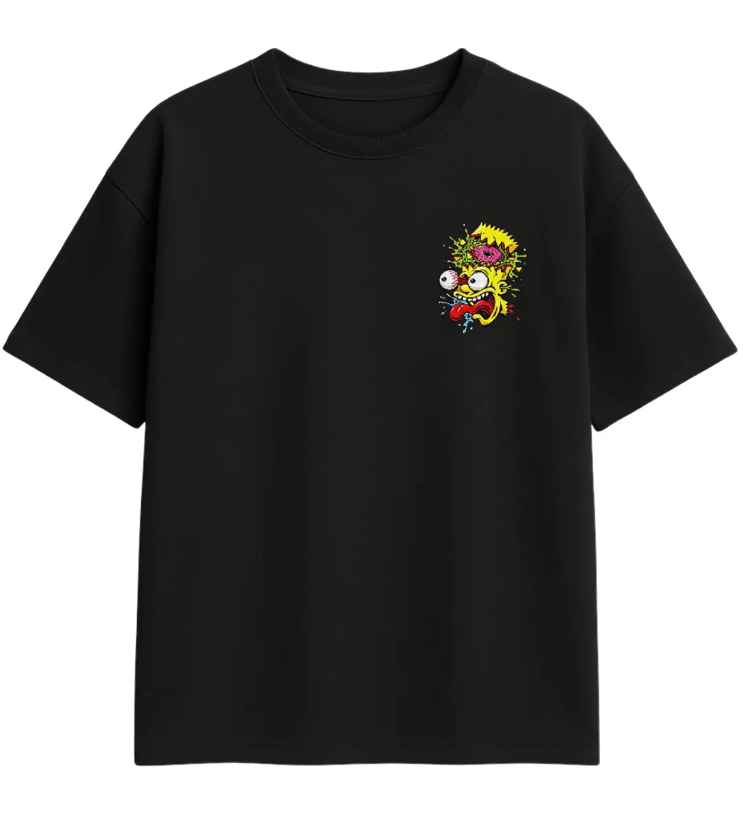 Psycho Bart Oversize T-Shirt Lorinfo