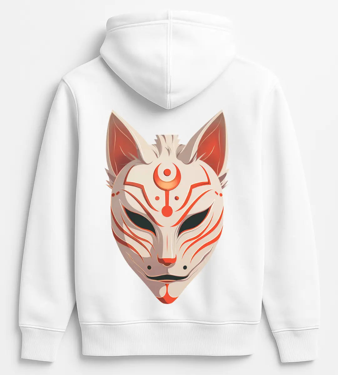 Divine Kitsune Mask Hoodie Lorinfo