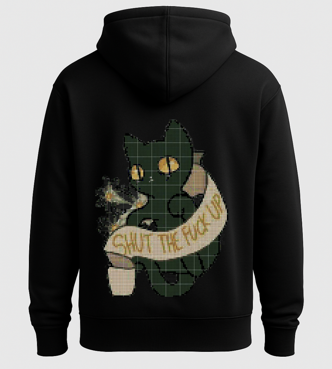 Dark Rebel Cat Hoodie