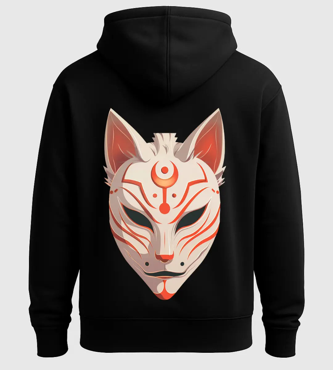 Divine Kitsune Mask Hoodie Lorinfo
