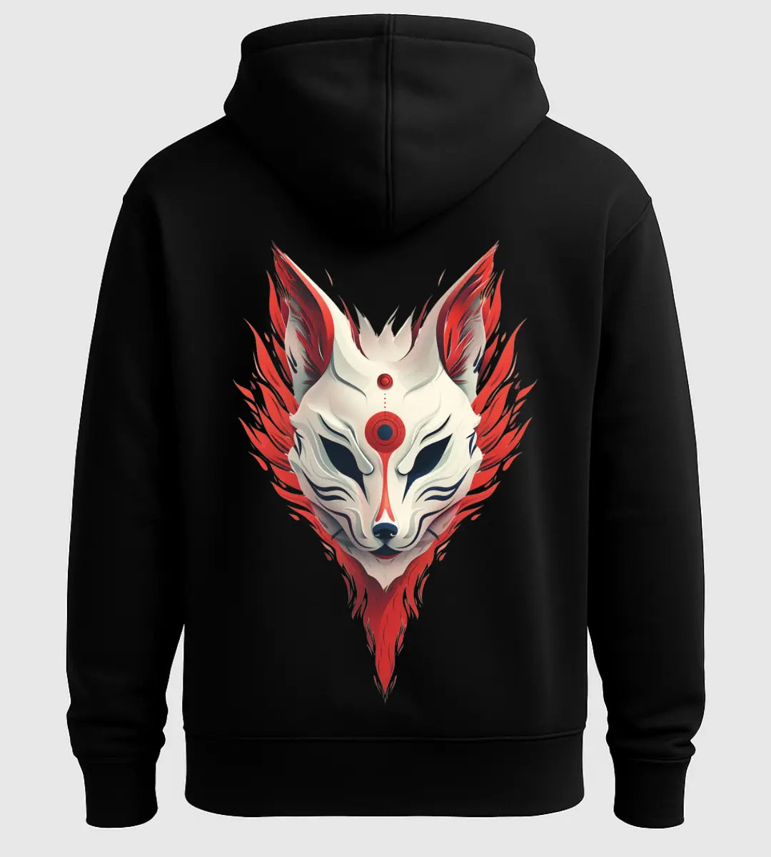 Infernal Kitsune Spirit Hoodie Lorinfo