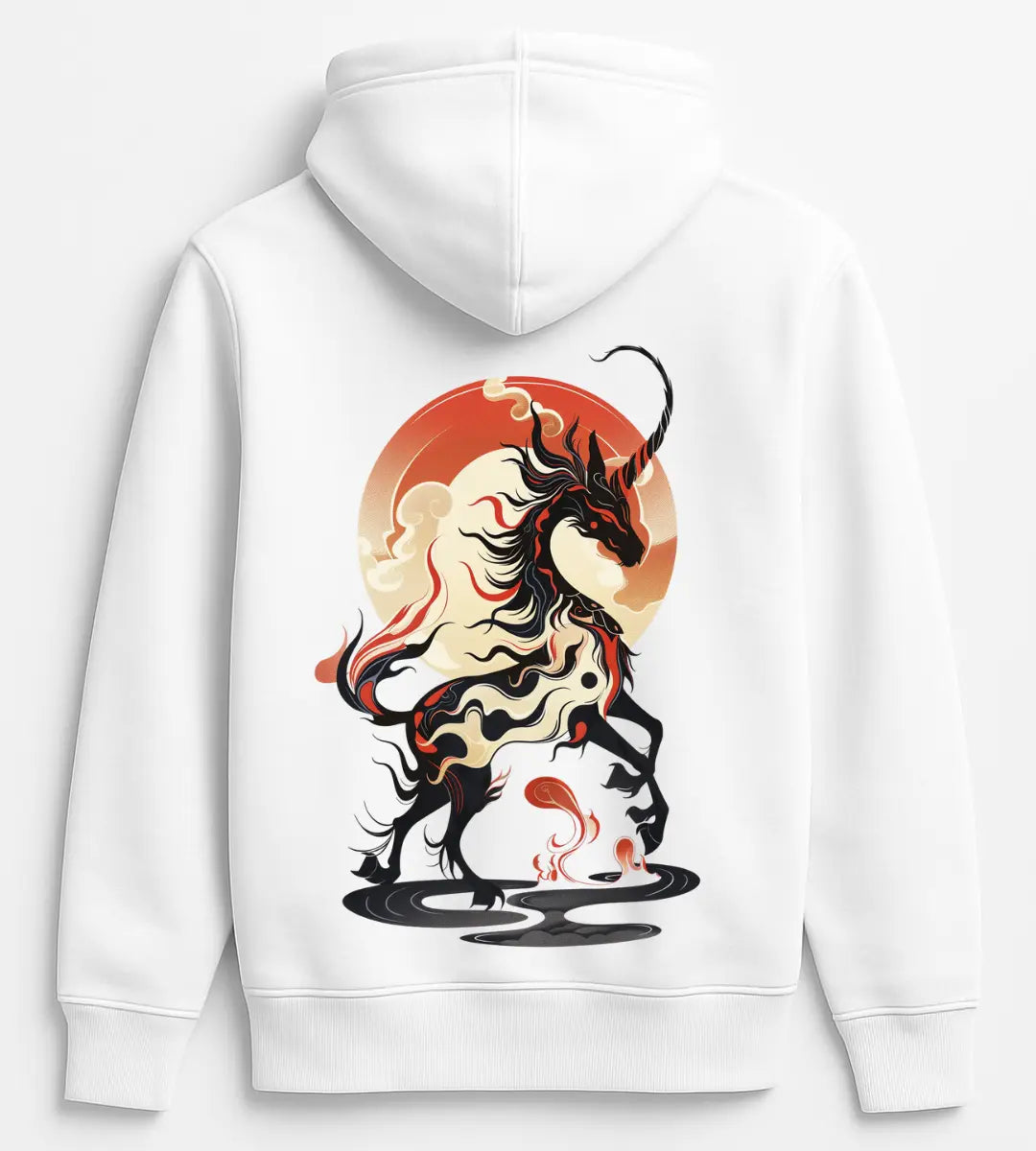Blazing Kirin Hoodie Lorinfo