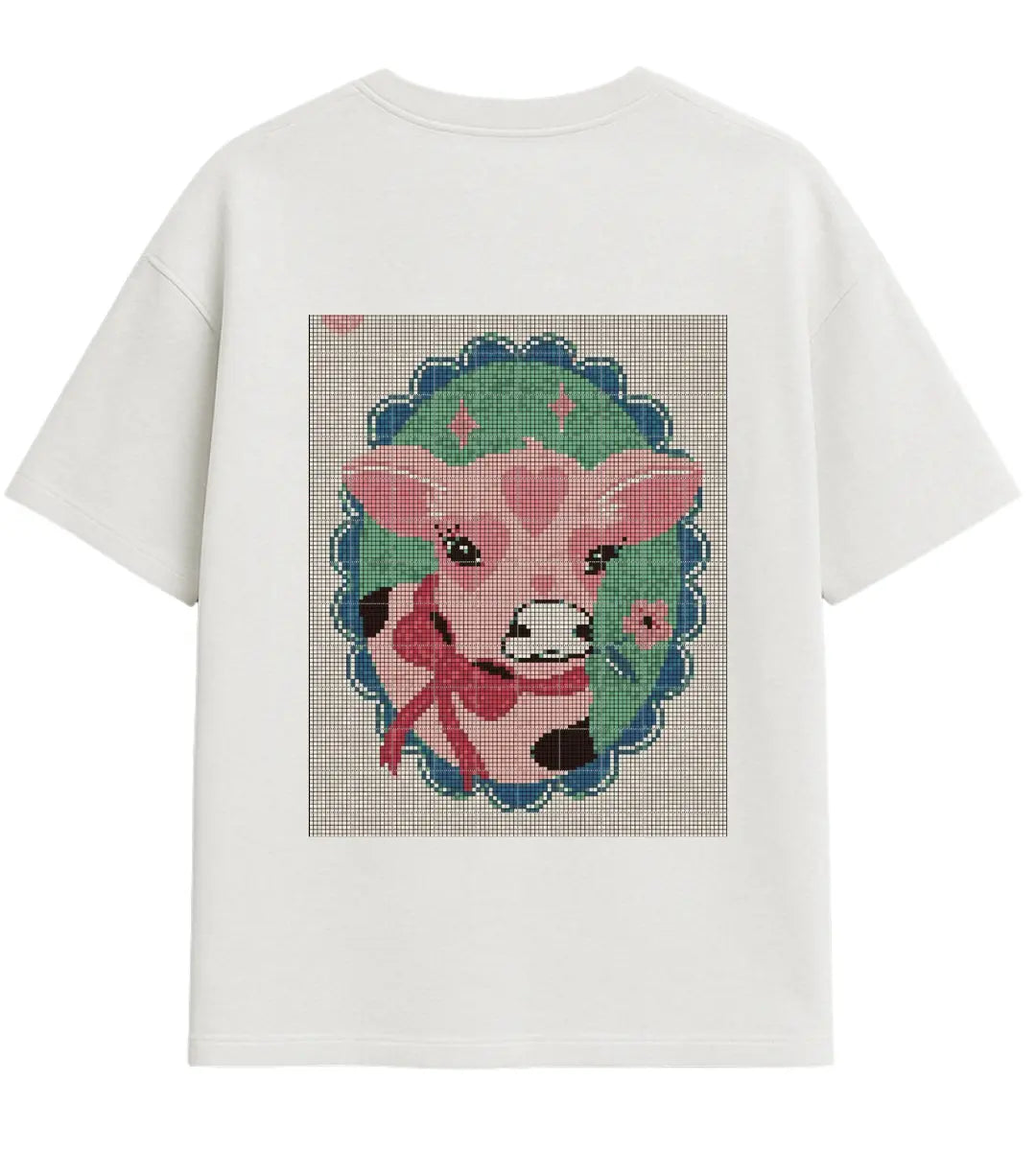 Sweet Pixel Cow Oversize T-Shirt Lorinfo
