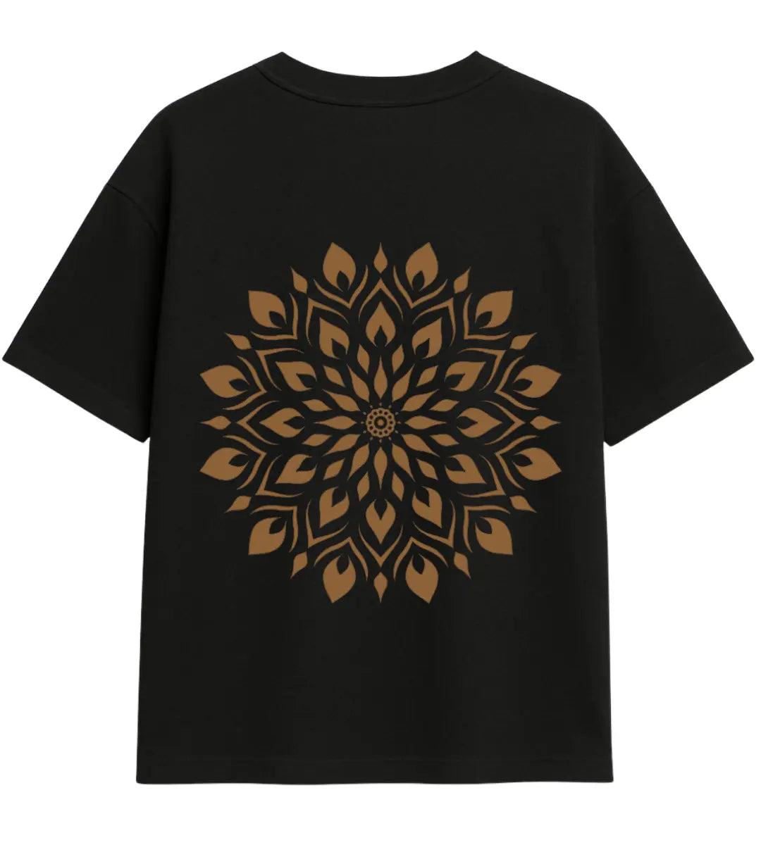 Gold Mandala Oversize T-Shirt Lorinfo