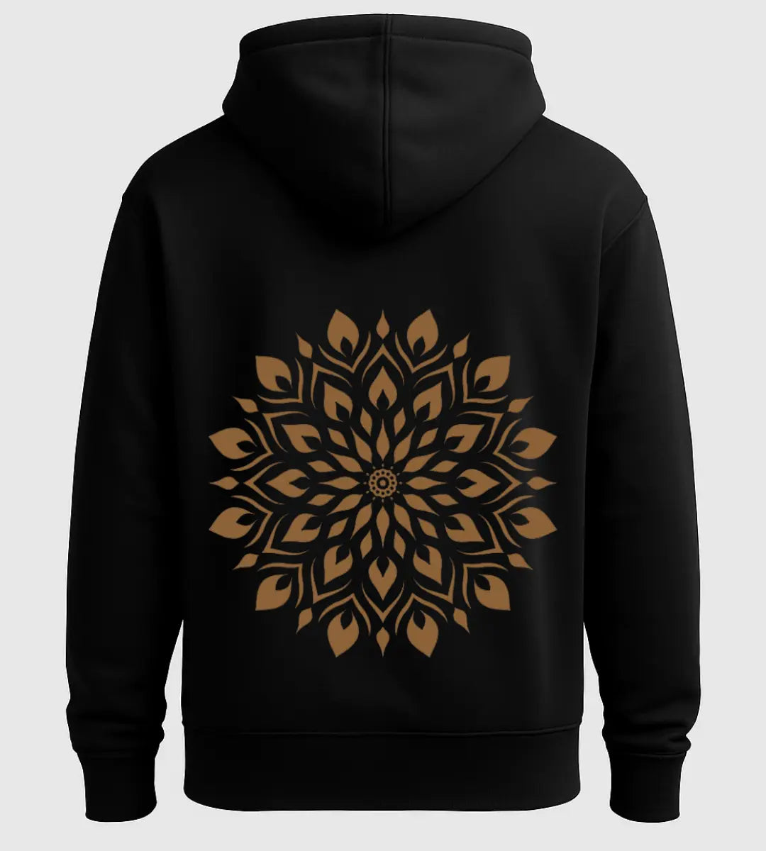 Gold Mandala Hoodie Lorinfo