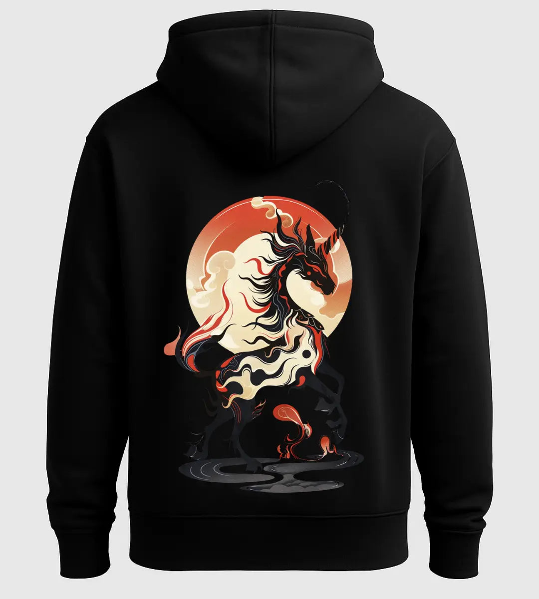 Blazing Kirin Hoodie Lorinfo