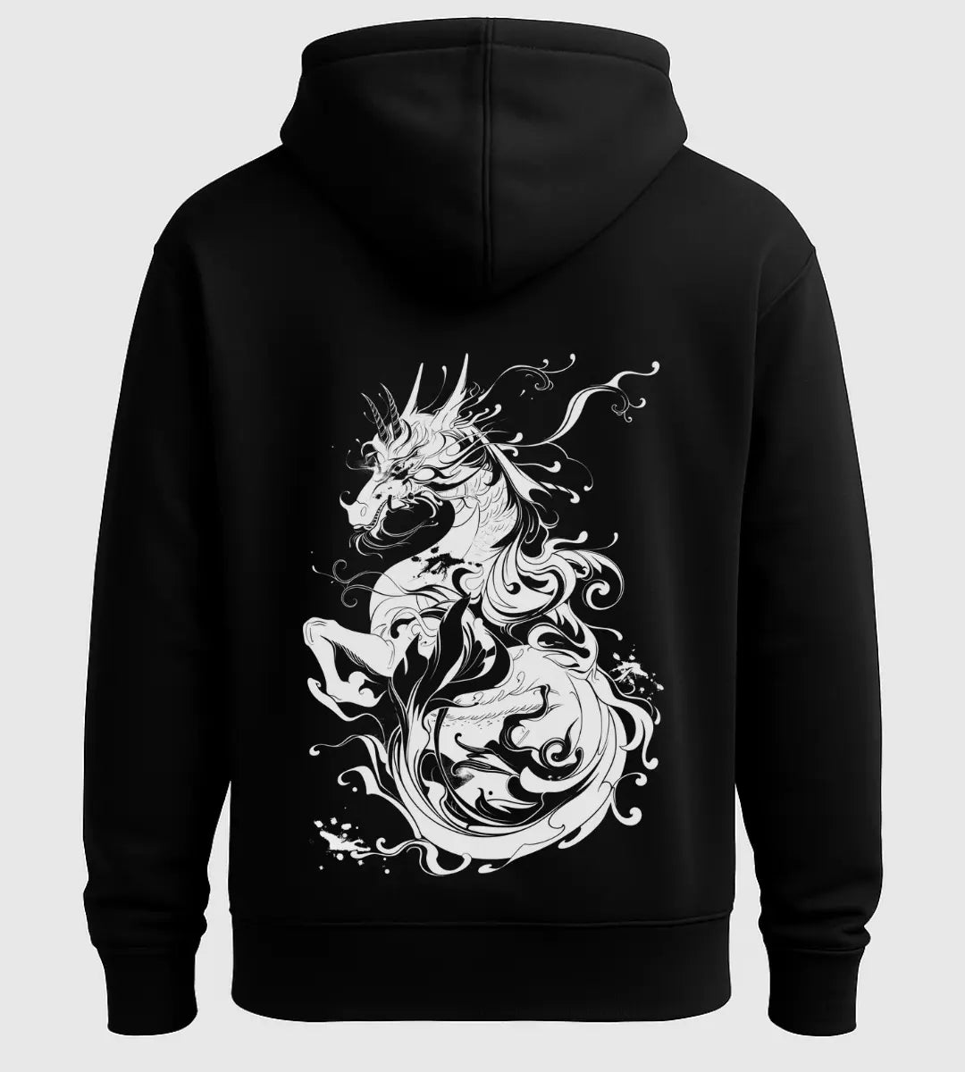 Ink Flow Kirin Hoodie Lorinfo