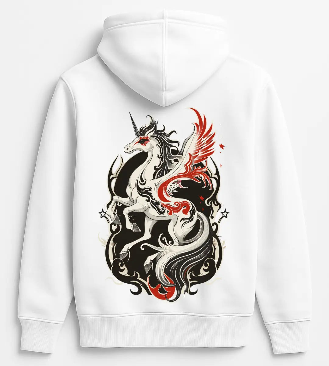 Celestial Flame Unicorn Hoodie Lorinfo