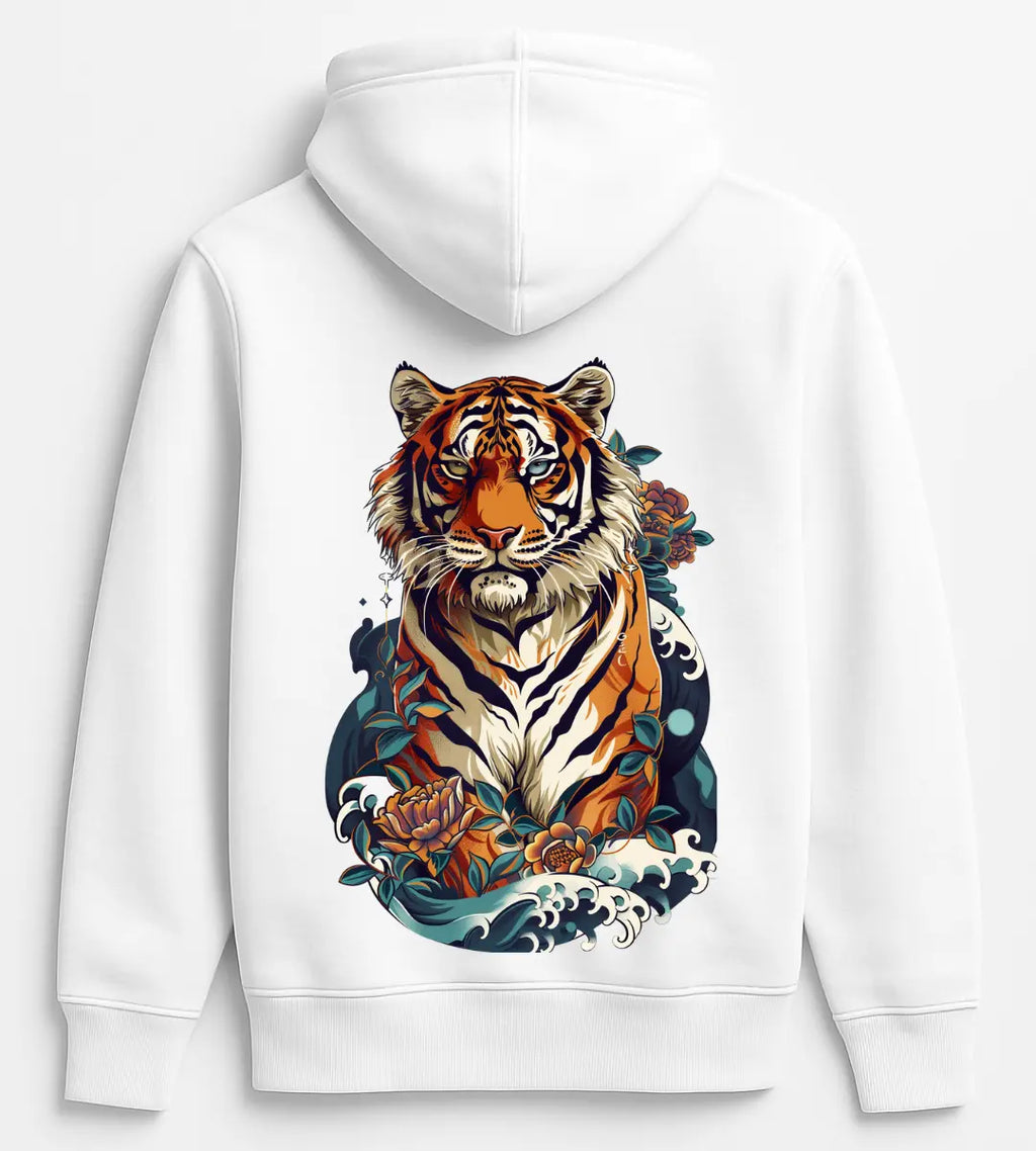 Lotus Tiger Spirit Hoodie Lorinfo
