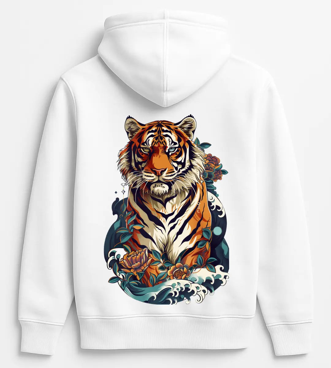 Lotus Tiger Spirit Hoodie Lorinfo