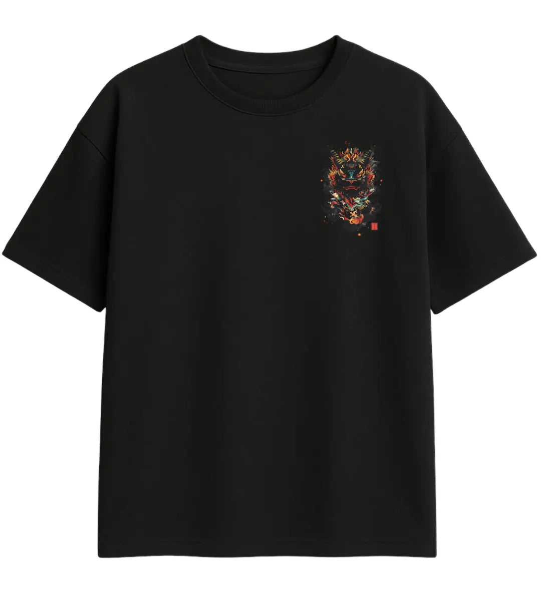 Inferno Oni Guardian Oversize T-Shirt Lorinfo