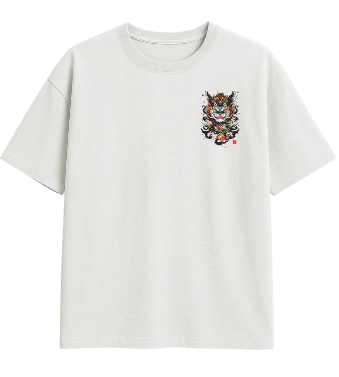 Inferno Oni Guardian Oversize T-Shirt Lorinfo