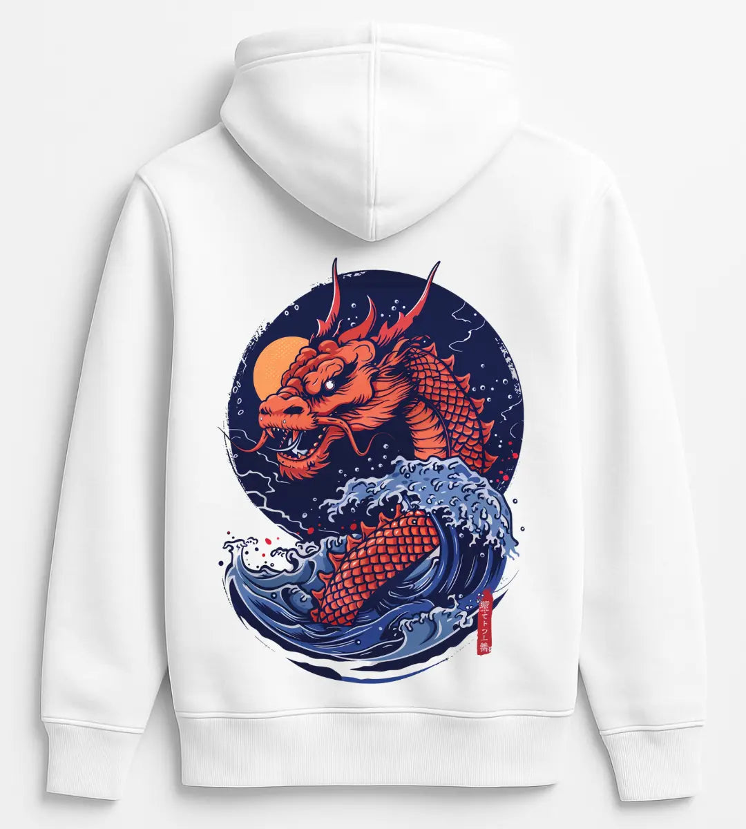 Night Tide Dragon Hoodie Lorinfo