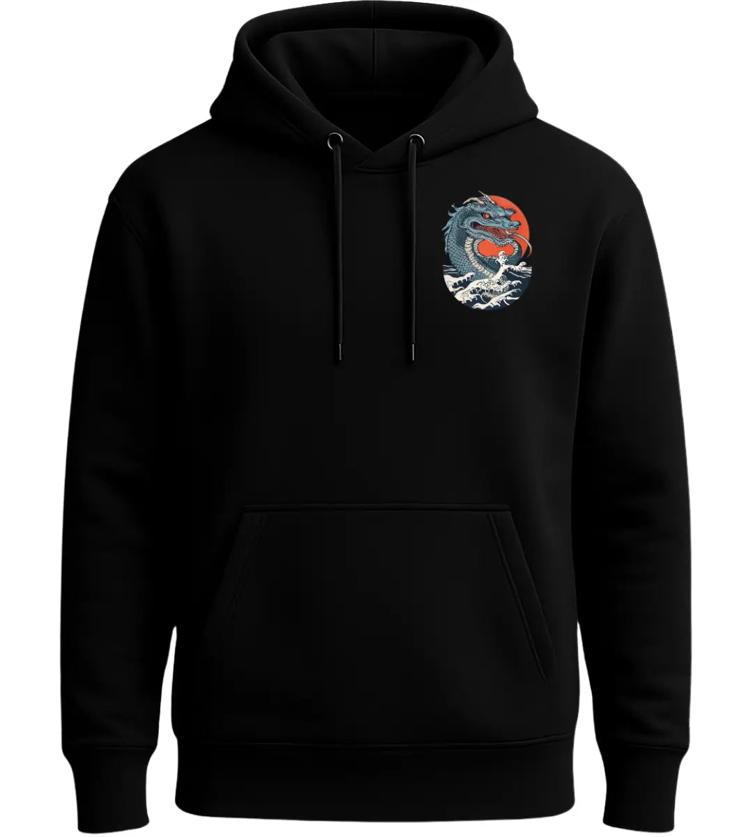 Sunrise Serpent Dragon Hoodie Lorinfo