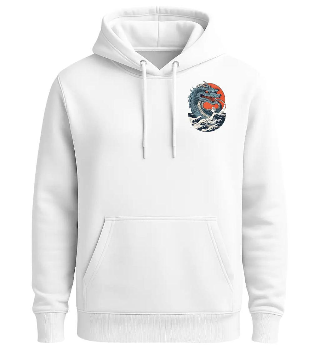 Sunrise Serpent Dragon Hoodie Lorinfo
