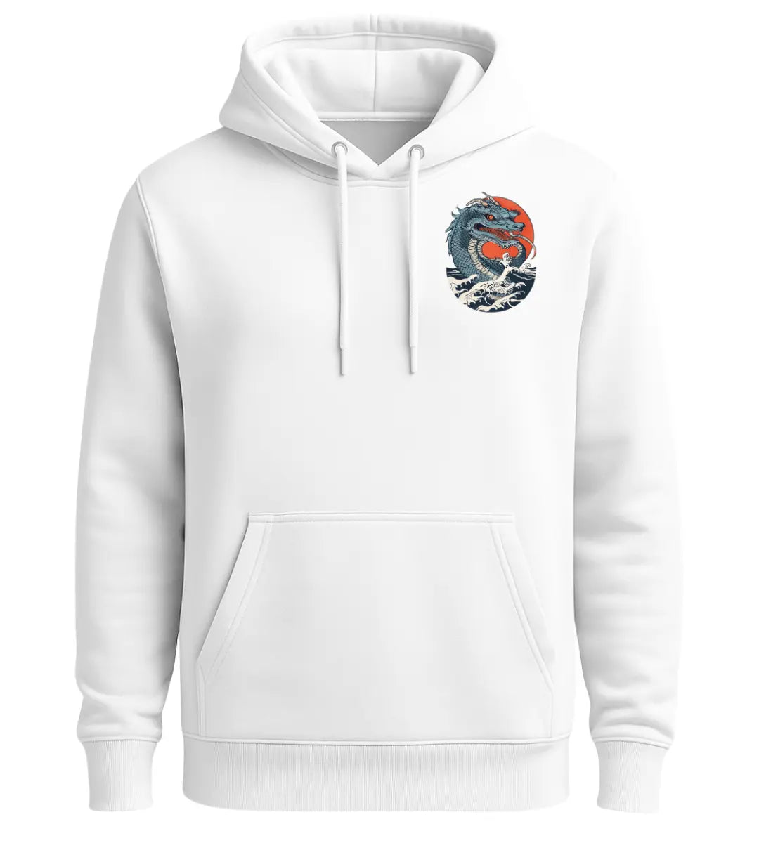 Sunrise Serpent Dragon Hoodie Lorinfo
