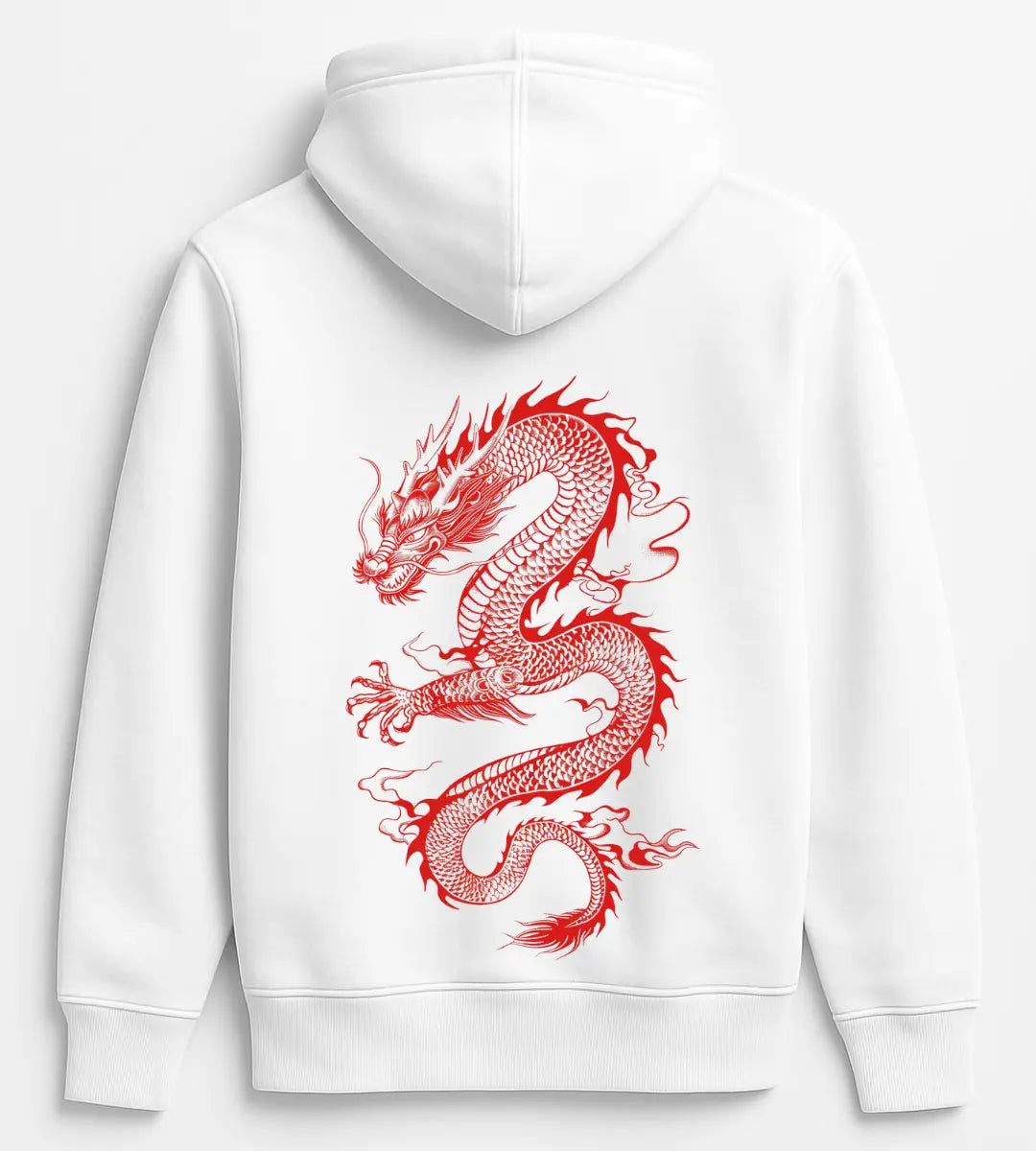Scarlet Guardian Dragon Hoodie Lorinfo