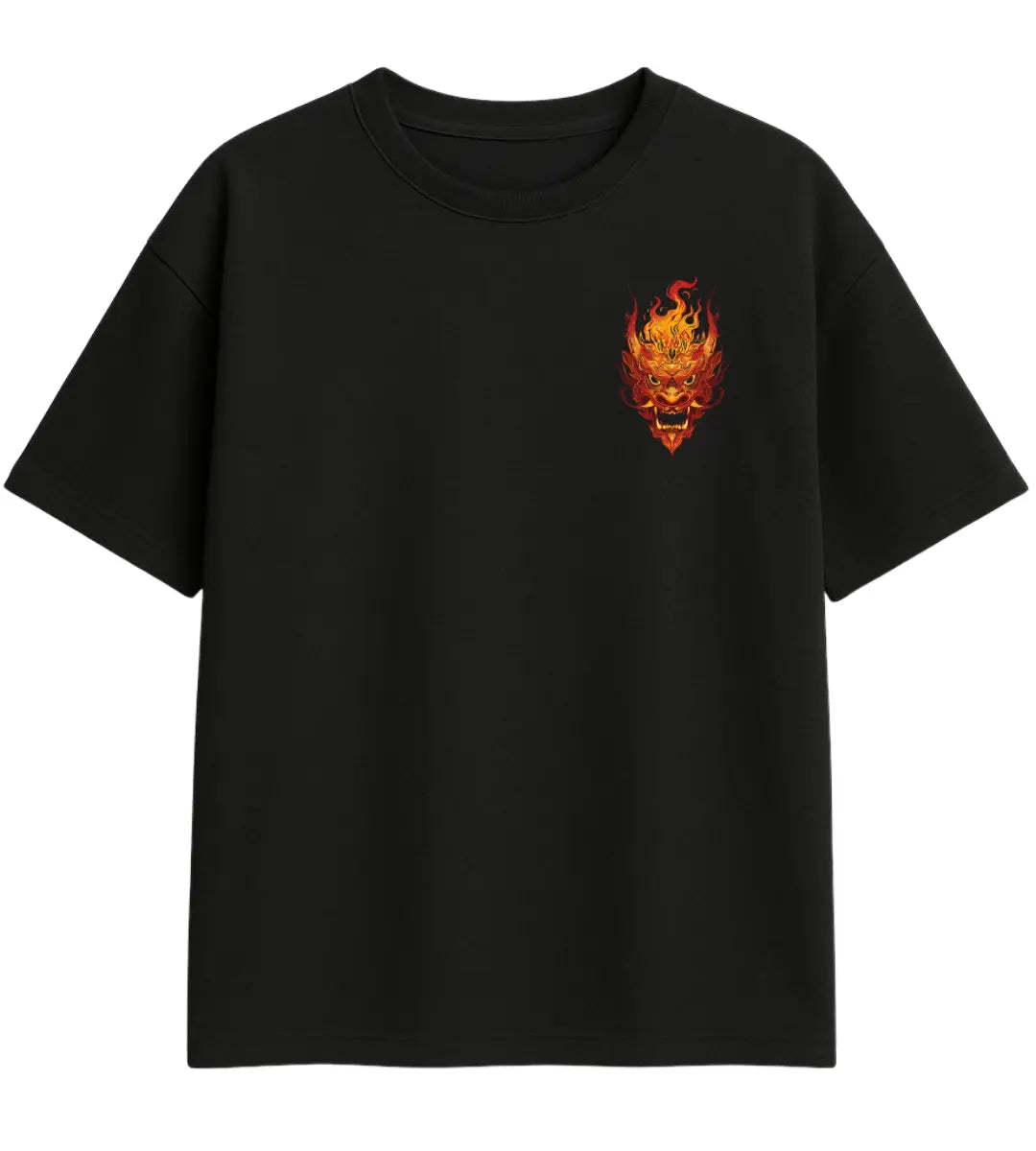Flame Beast Oversize T-Shirt Lorinfo