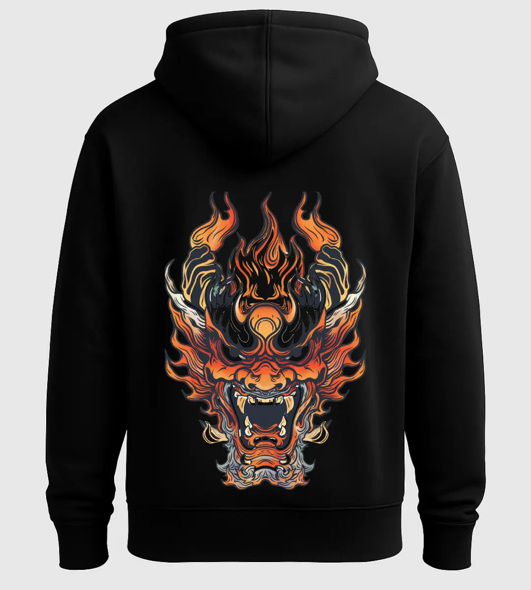 Fire Oni Hoodie Lorinfo