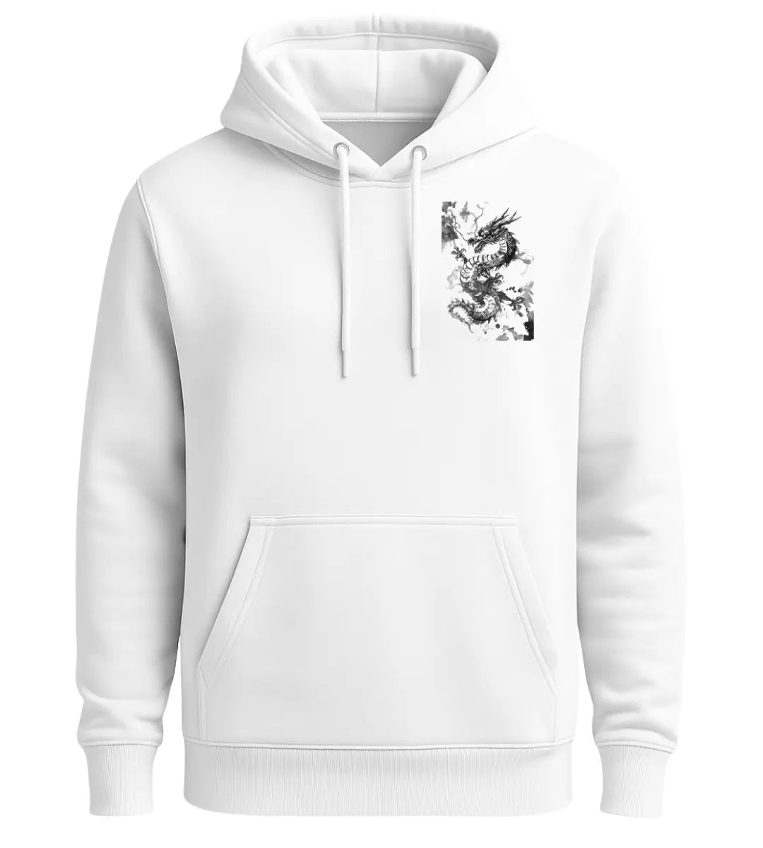 Shadow Ink Dragon Hoodie Lorinfo
