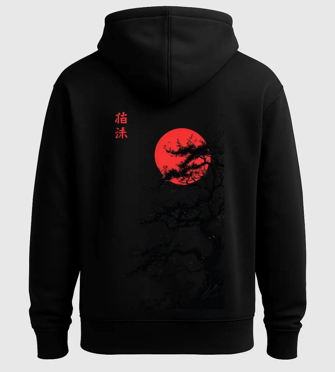 Rising Sun Tree Hoodie Lorinfo