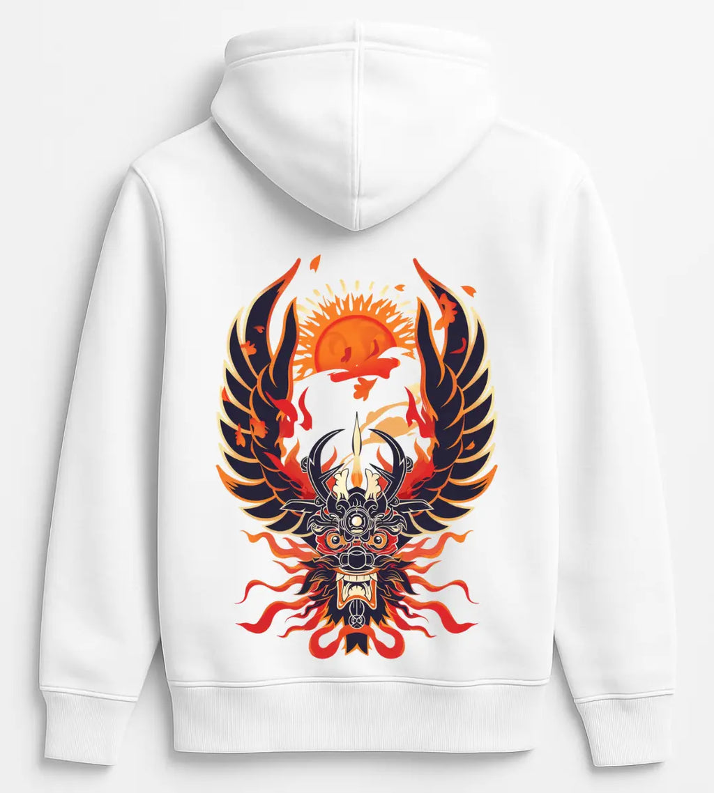 Rising Sun Oni Hoodie Lorinfo