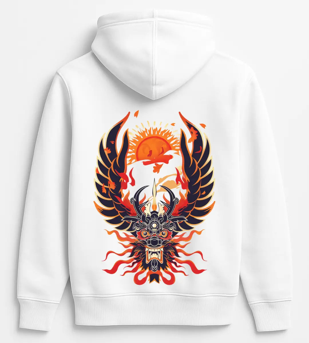 Rising Sun Oni Hoodie Lorinfo