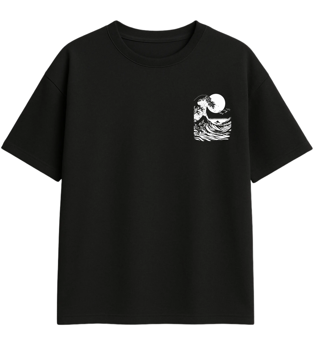 Gece Dalgası Oversize T-Shirt Lorinfo