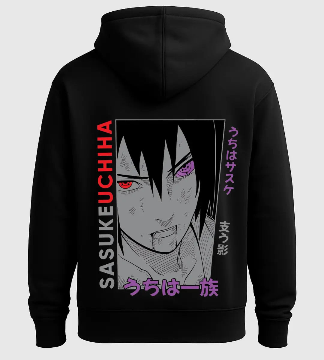Sasuke Rinnegan Eye Hoodie Lorinfo