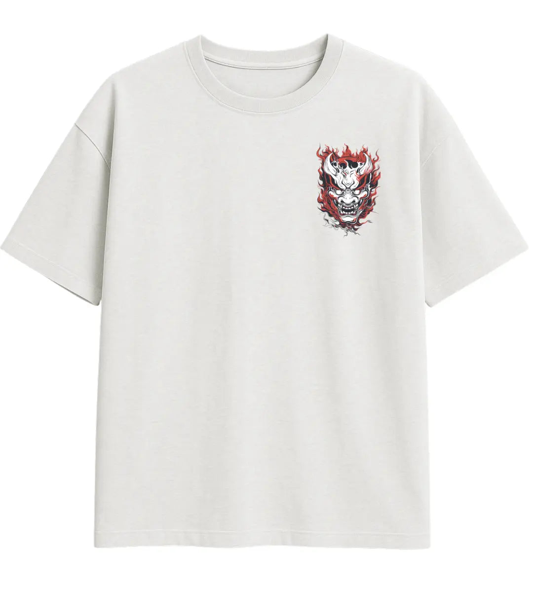 Crimson Wrath Oversize T-Shirt Lorinfo