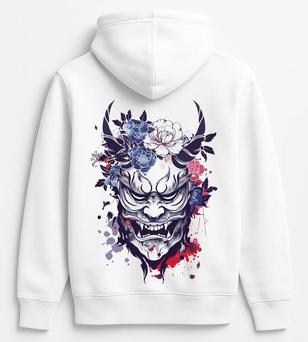 Floral Oni Hoodie Lorinfo