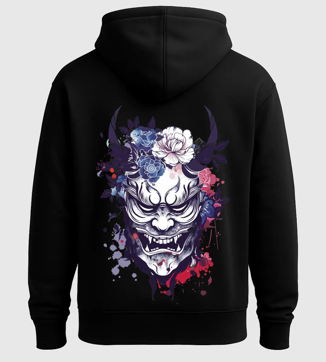 Floral Oni Hoodie Lorinfo