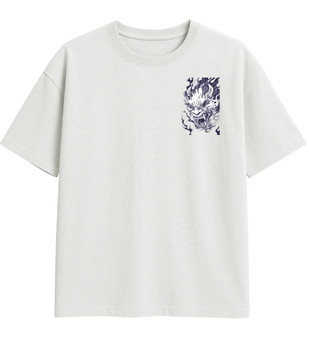 Phantom Flame Oversize T-Shirt Lorinfo