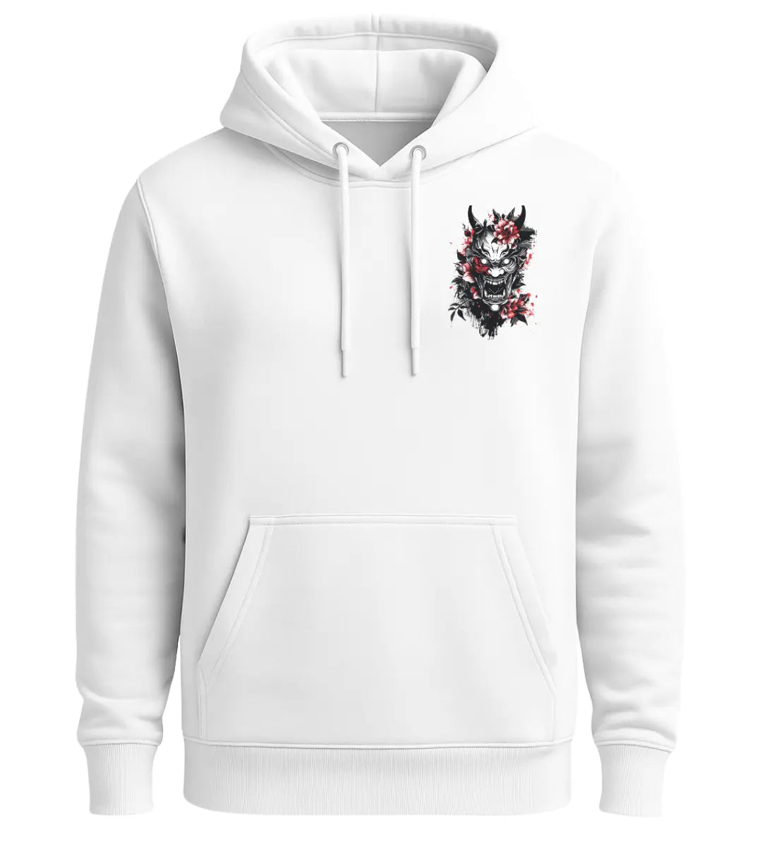 Bloody Blossom Oni Hoodie Lorinfo