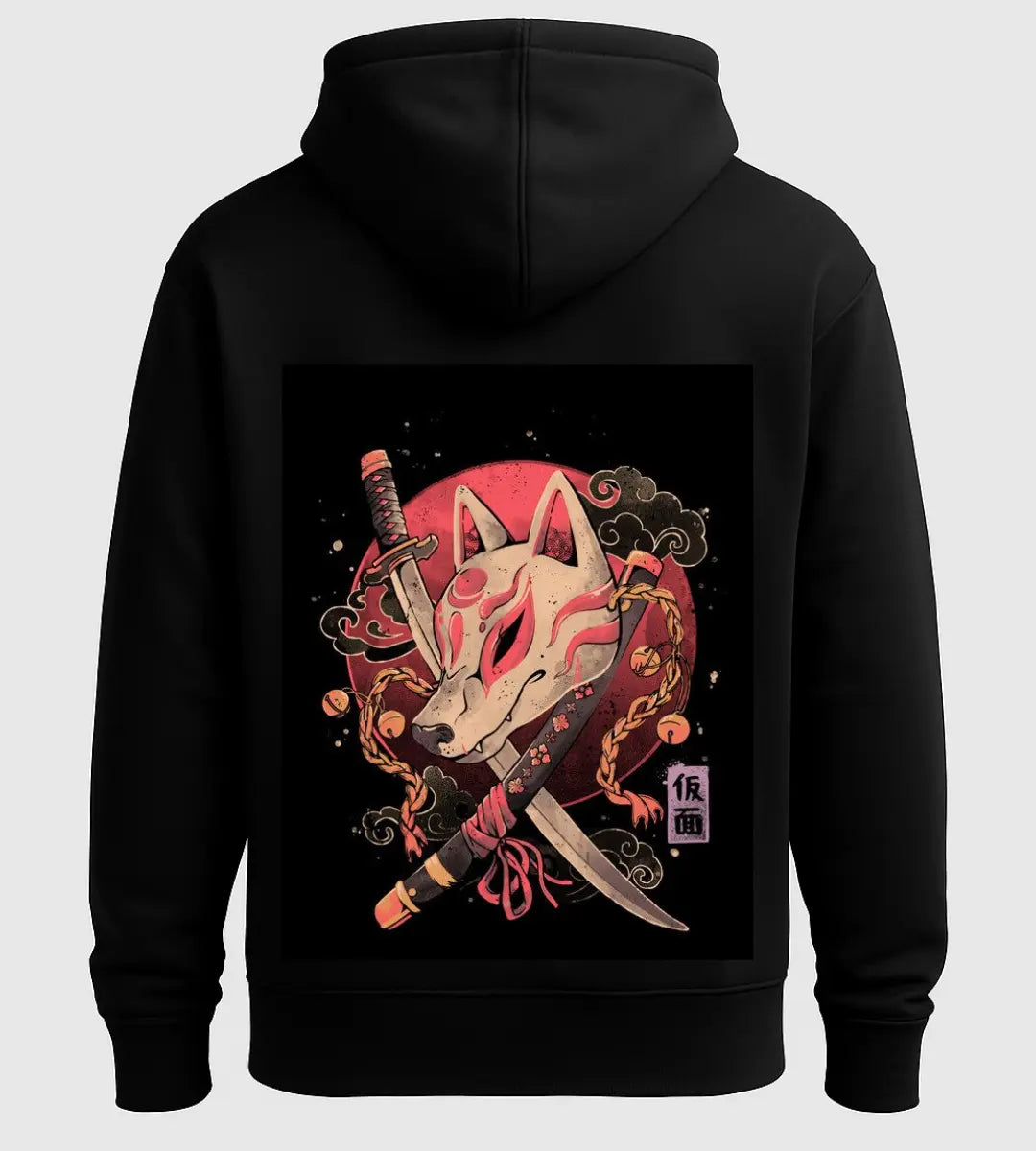 Kitsune Mask Hoodie Lorinfo