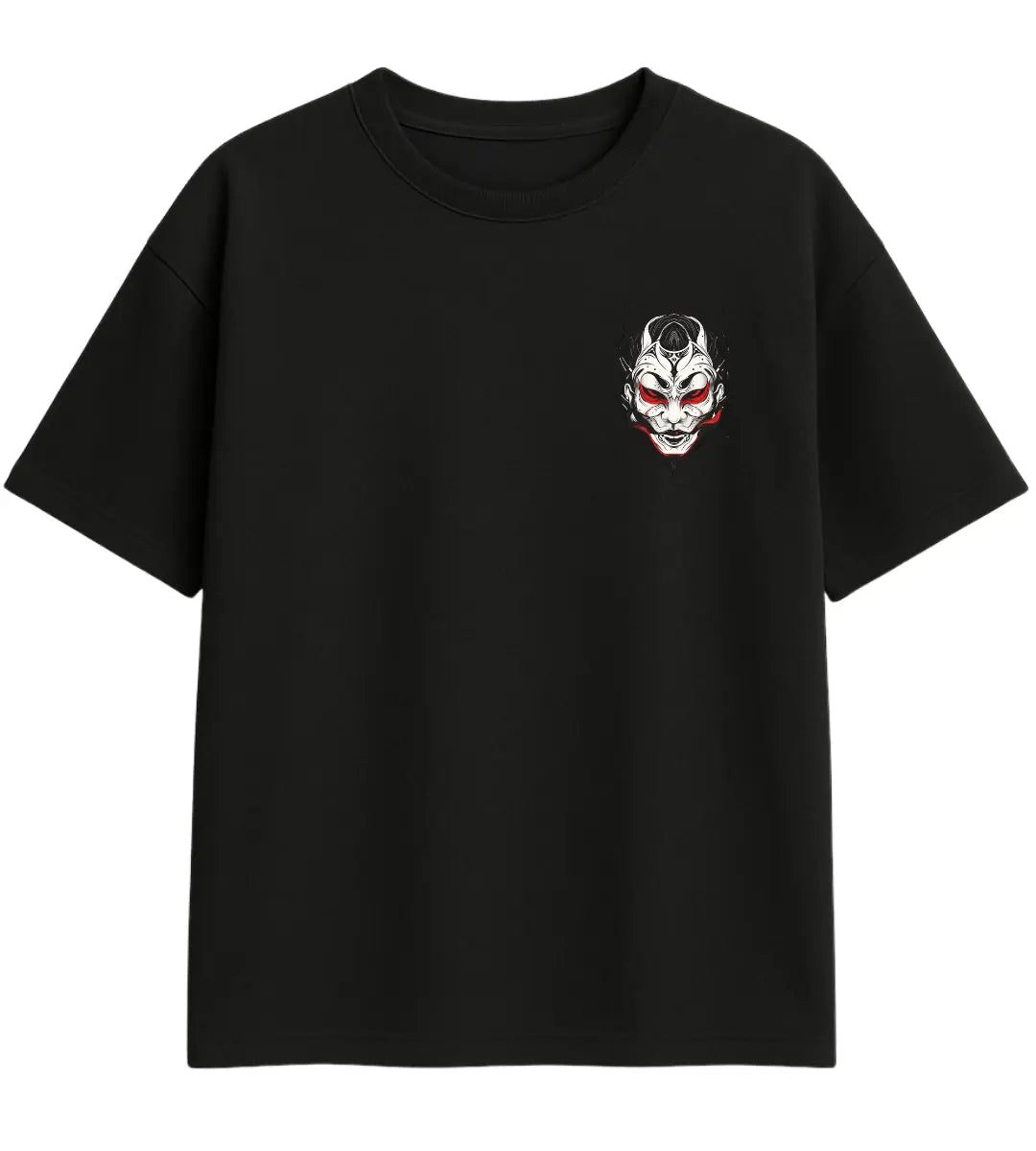 Blood Eyes Oni Oversize T-Shirt Lorinfo