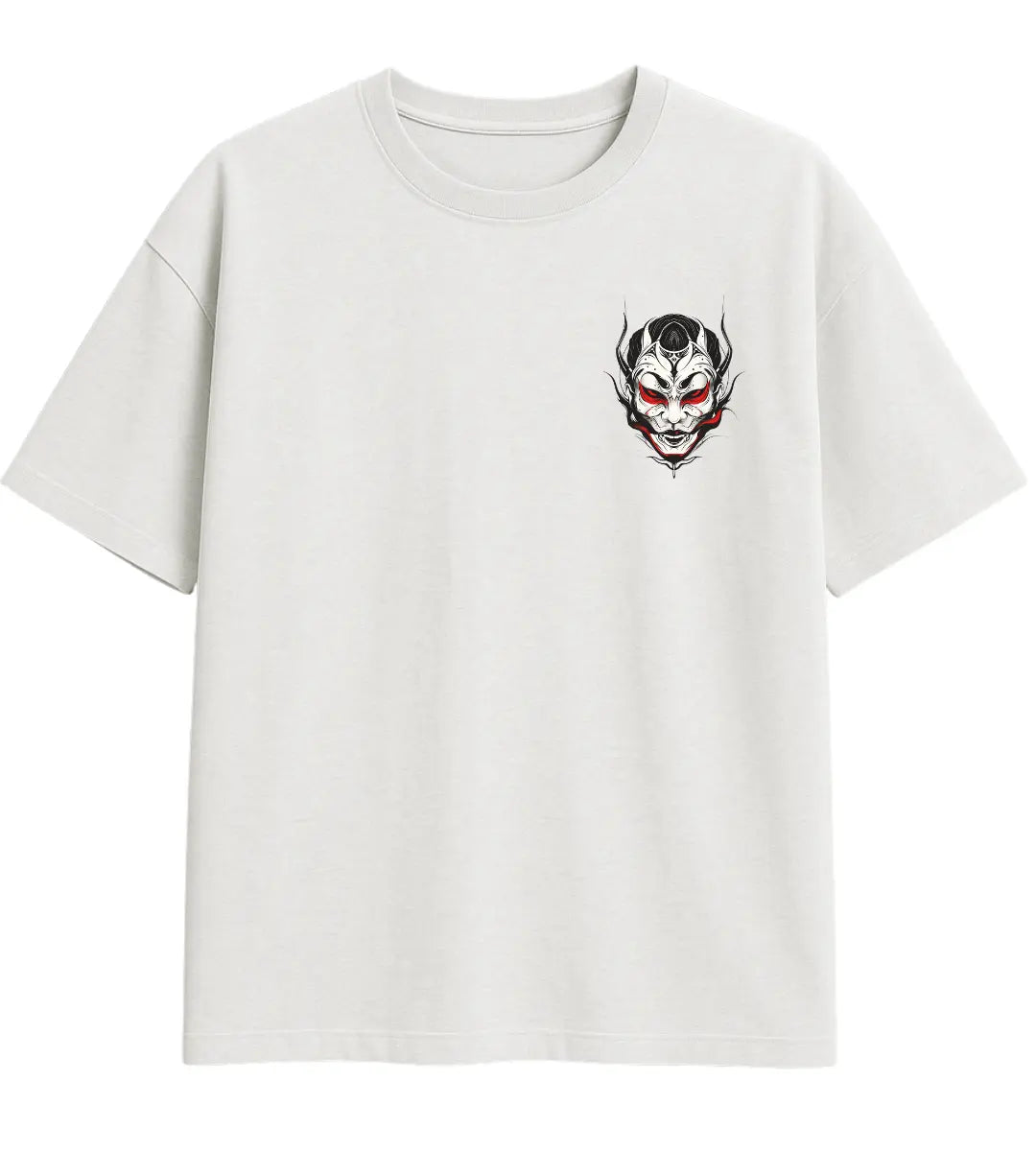 Blood Eyes Oni Oversize T-Shirt Lorinfo