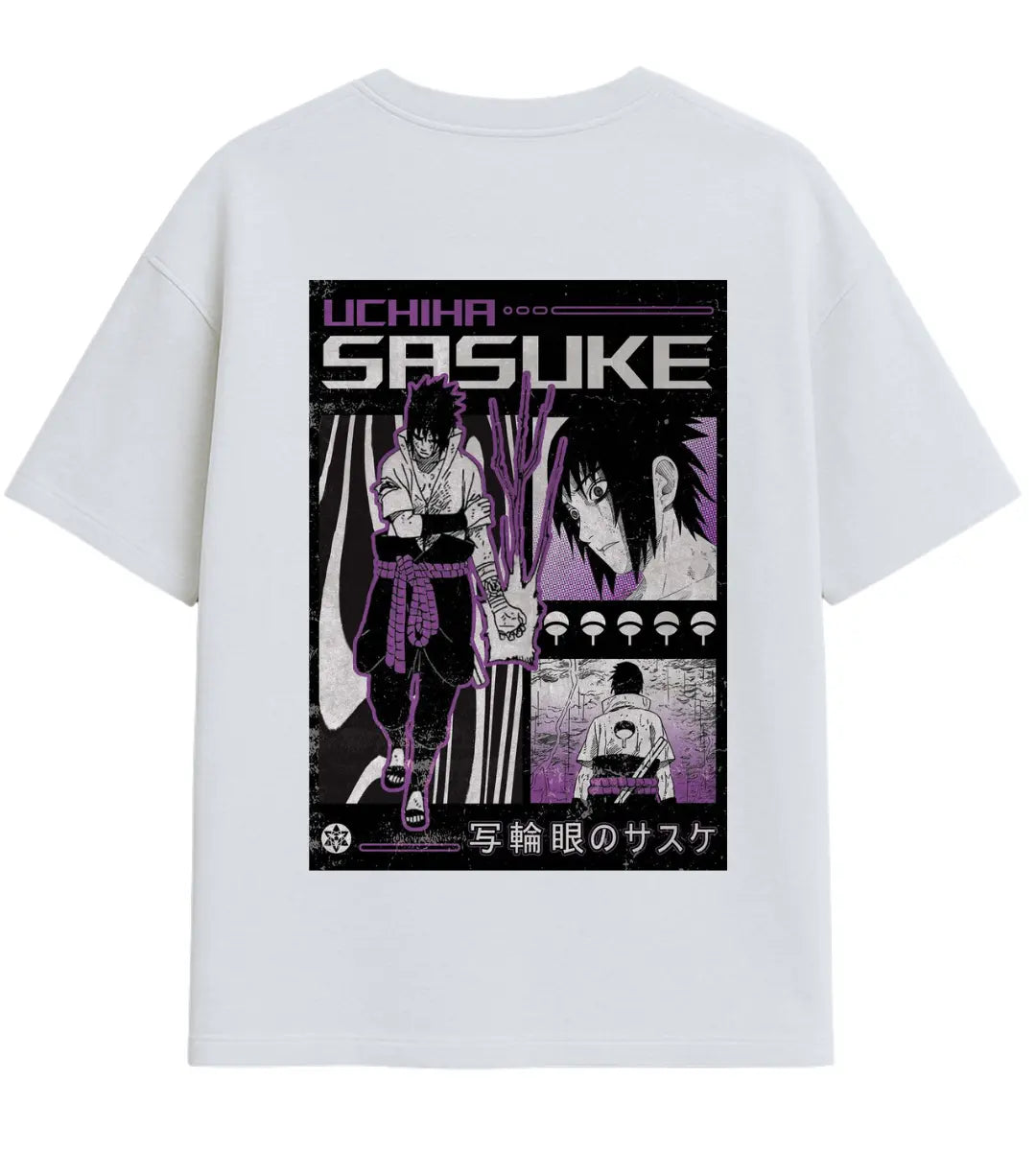 Sasuke Sharingan Legacy Oversize T-Shirt Lorinfo