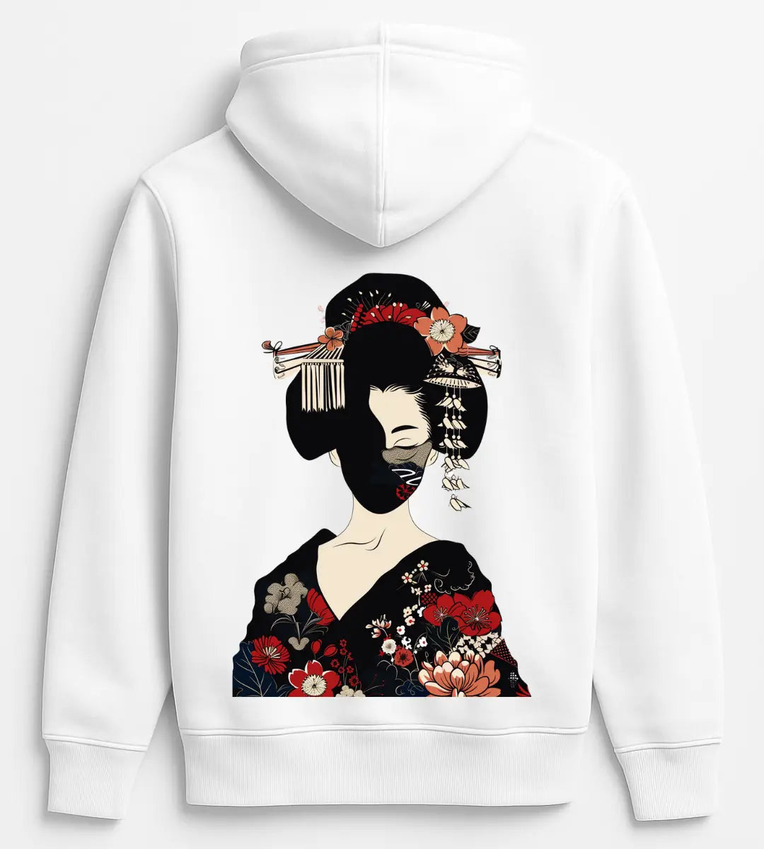 Crimson Geisha Hoodie Lorinfo
