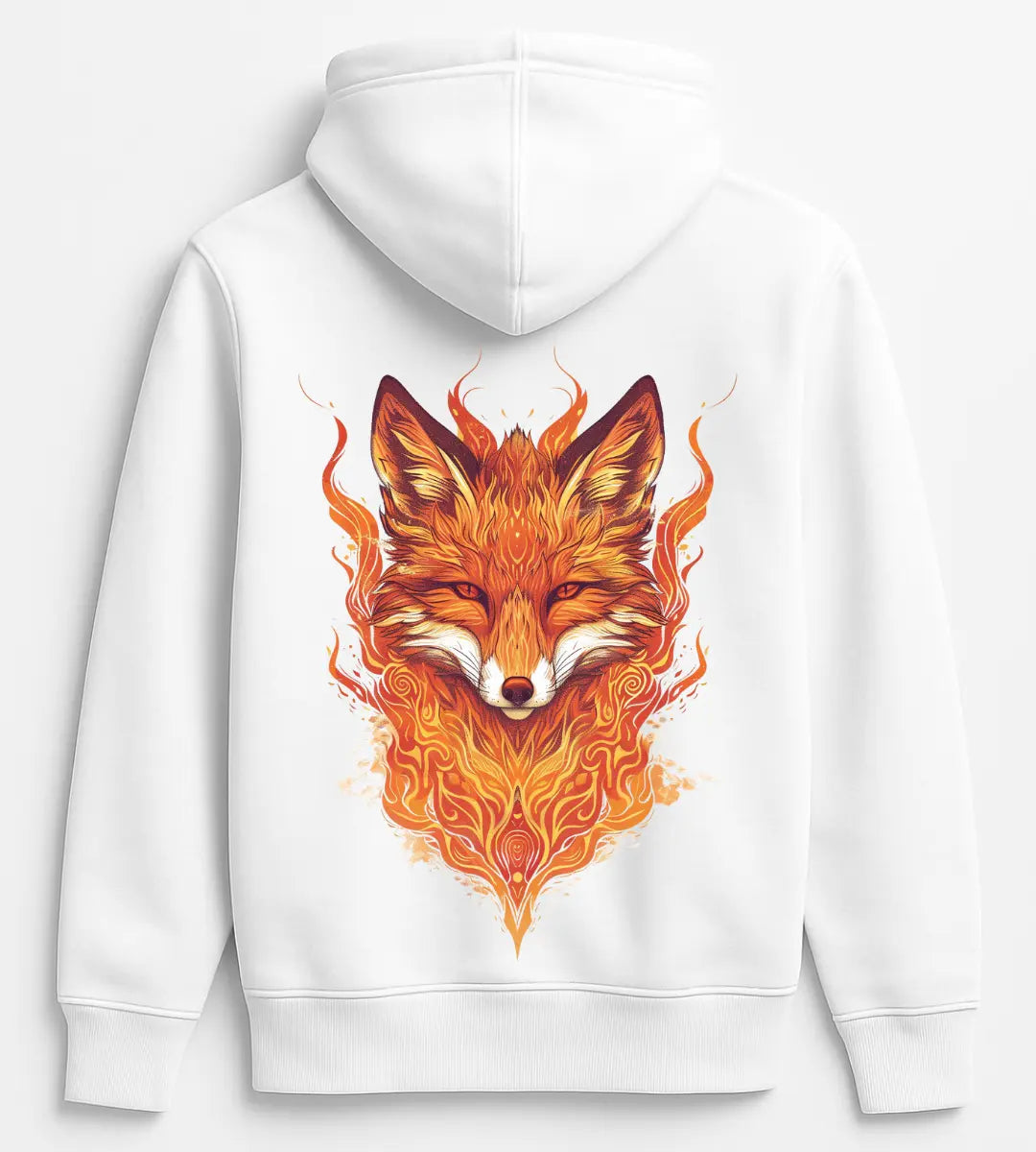 Flame Fox Hoodie Lorinfo