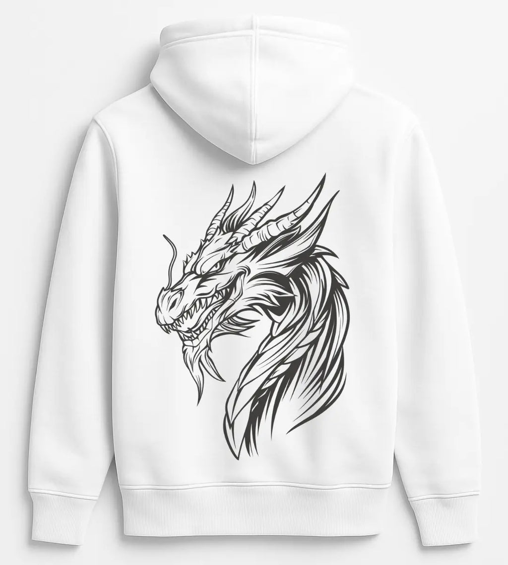 Steel Horn Dragon Hoodie Lorinfo