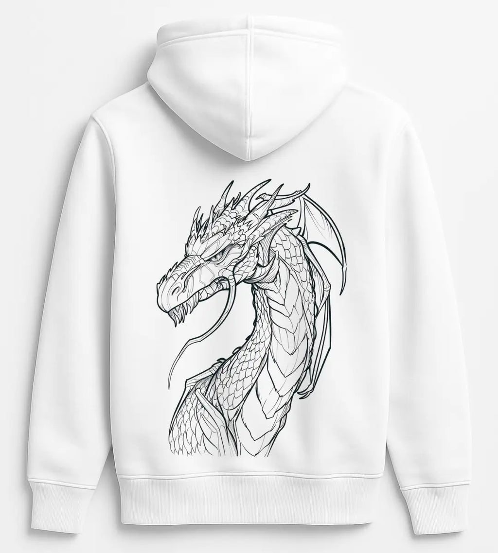 Ancient Scales Dragon Hoodie Lorinfo
