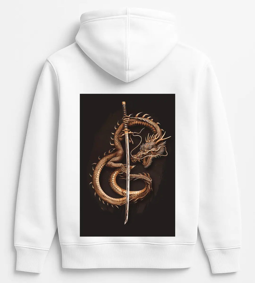 Katana Guardian Dragon Hoodie Lorinfo