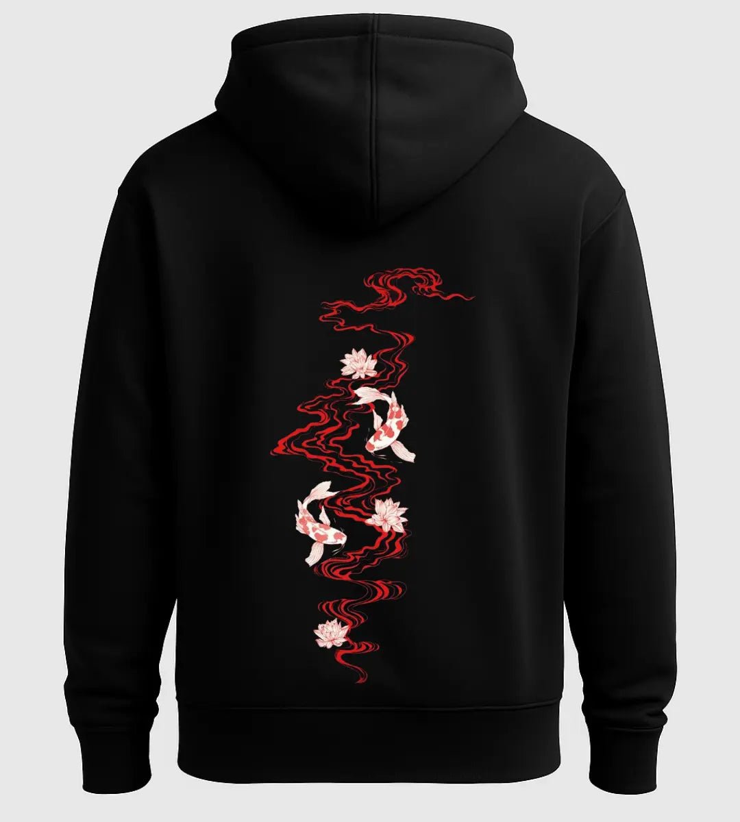 Koi Stream Hoodie Lorinfo
