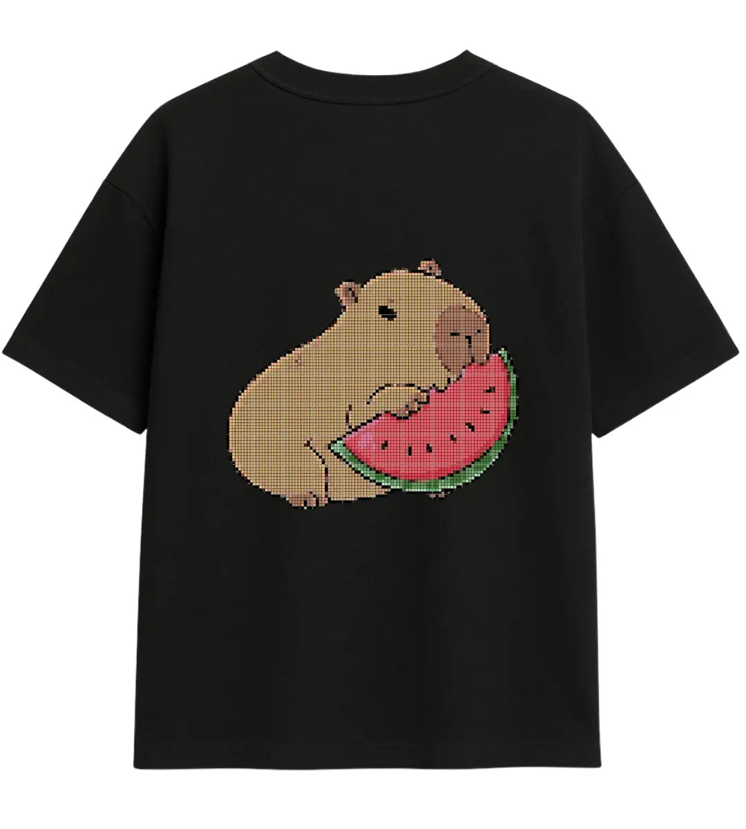 Watermelon Capy Oversize T-Shirt Lorinfo