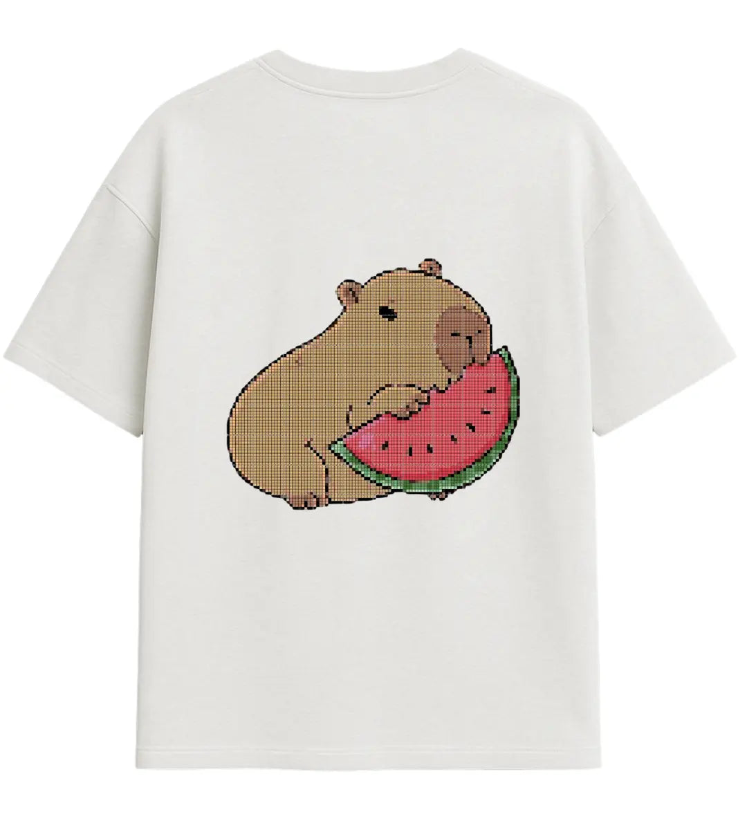 Watermelon Capy Oversize T-Shirt Lorinfo