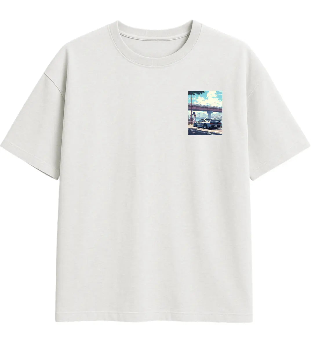 Pixel Drift Oversize T-Shirt Lorinfo