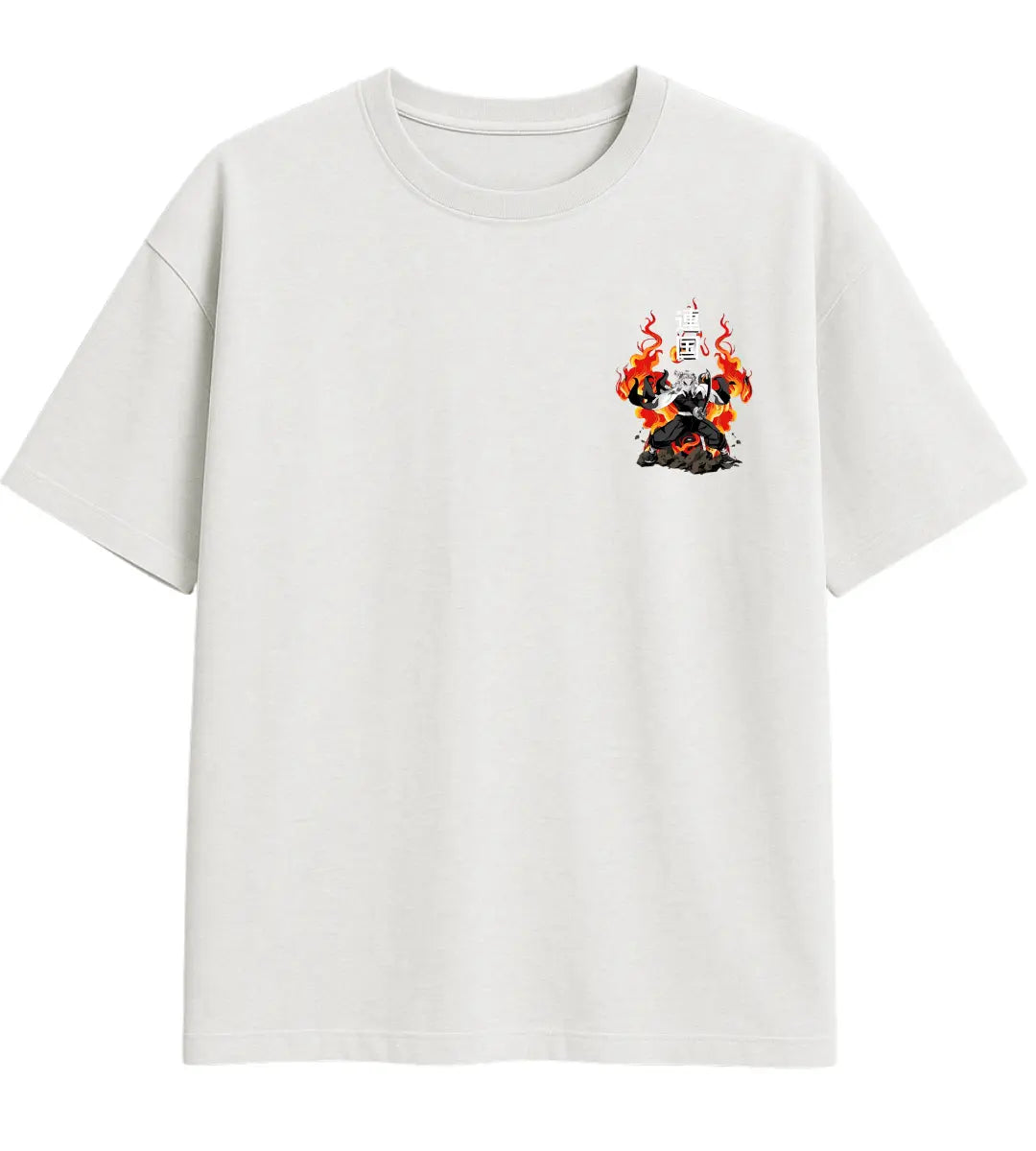 Flame Hashira Oversize T-Shirt Lorinfo
